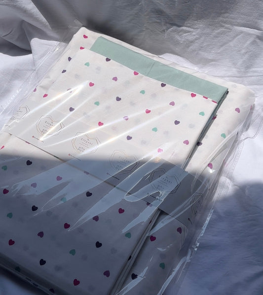 Baby hearts sheet
